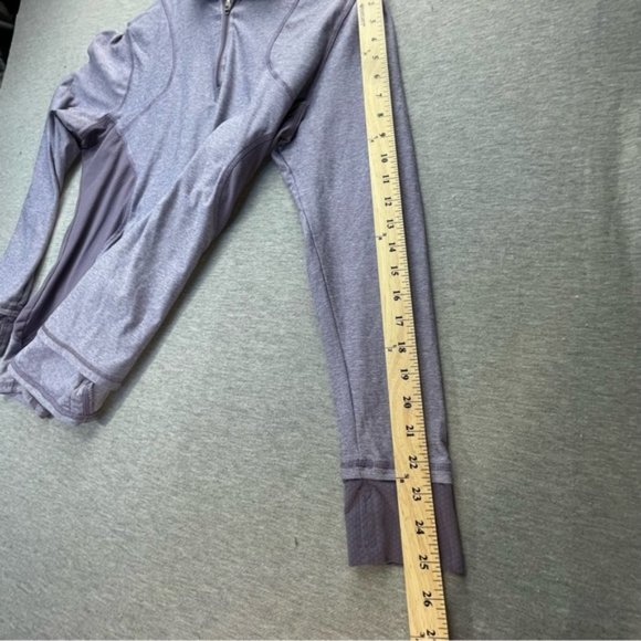 Champion Womens 1 4 Zip Purple Pullover Size Xl Long Sleeve - Picture 10 of 10